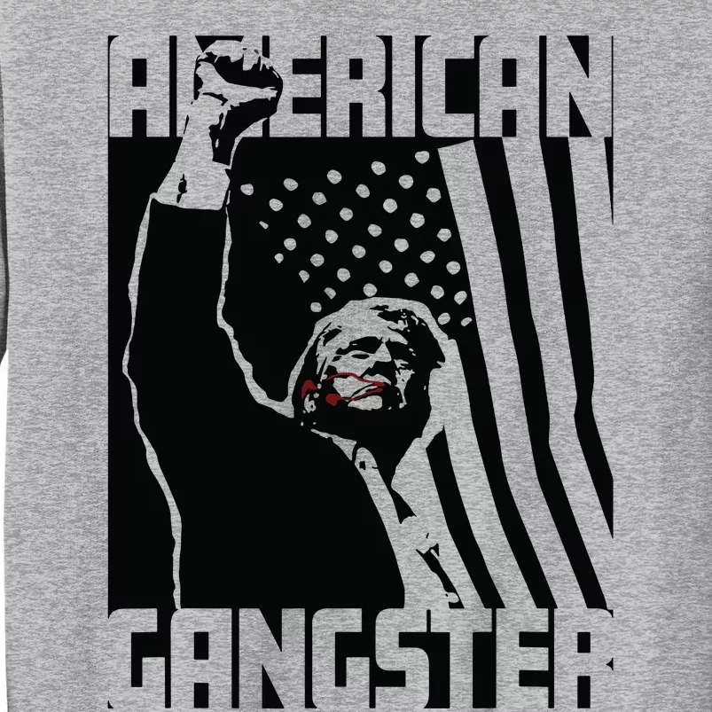 American Gangster Trump Artwork Tall Sweatshirt