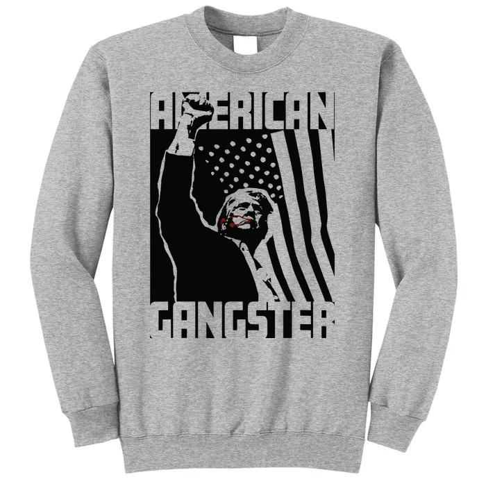 American Gangster Trump Artwork Tall Sweatshirt