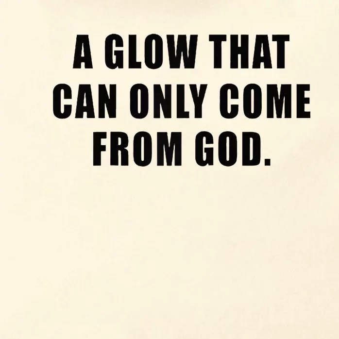 A Glow That Can Only Come From God Christian Zip Tote Bag