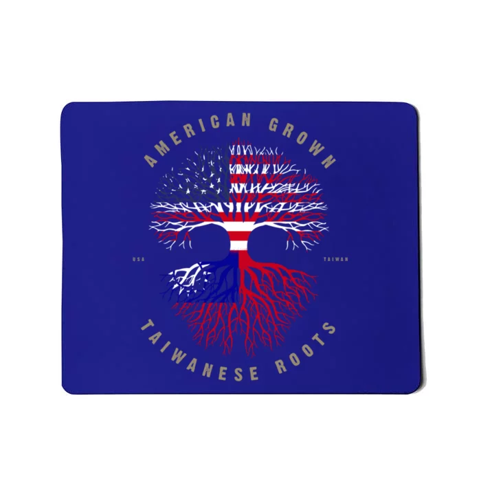 American Grown Taiwanese Roots Taiwan Flag Cute Gift Mousepad