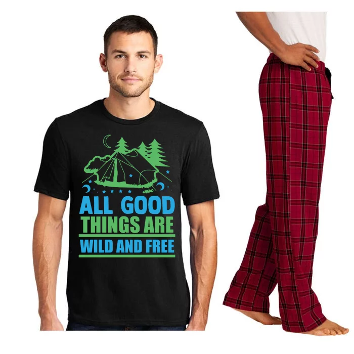 All Good Things Are Wild And Free Pajama Set