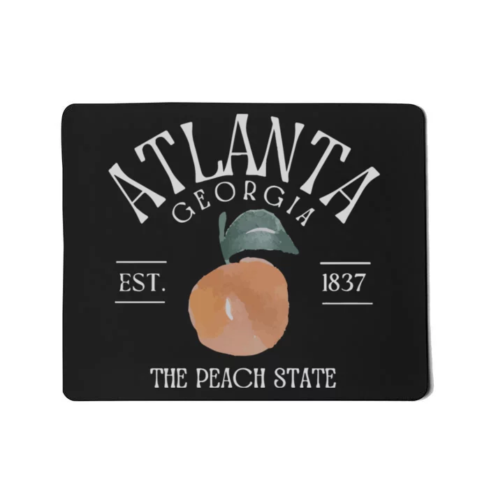 Atlanta Georgia The Peach State Mousepad