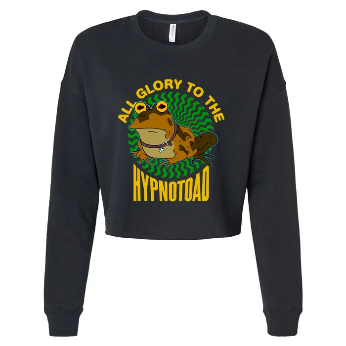 All Glory To The Hypnotoad_ Cropped Pullover Crew