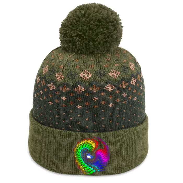 All Glory To The Hypnotoad_ Design Gift The Baniff Cuffed Pom Beanie