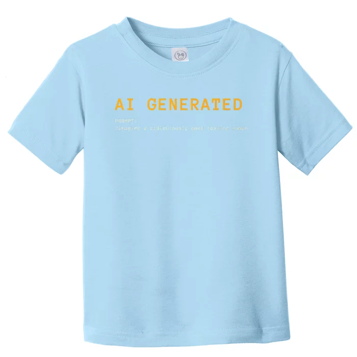 AI Generated Tee Premium Toddler T-Shirt