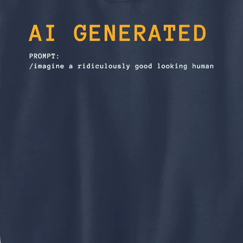 AI Generated Tee Premium Kids Sweatshirt