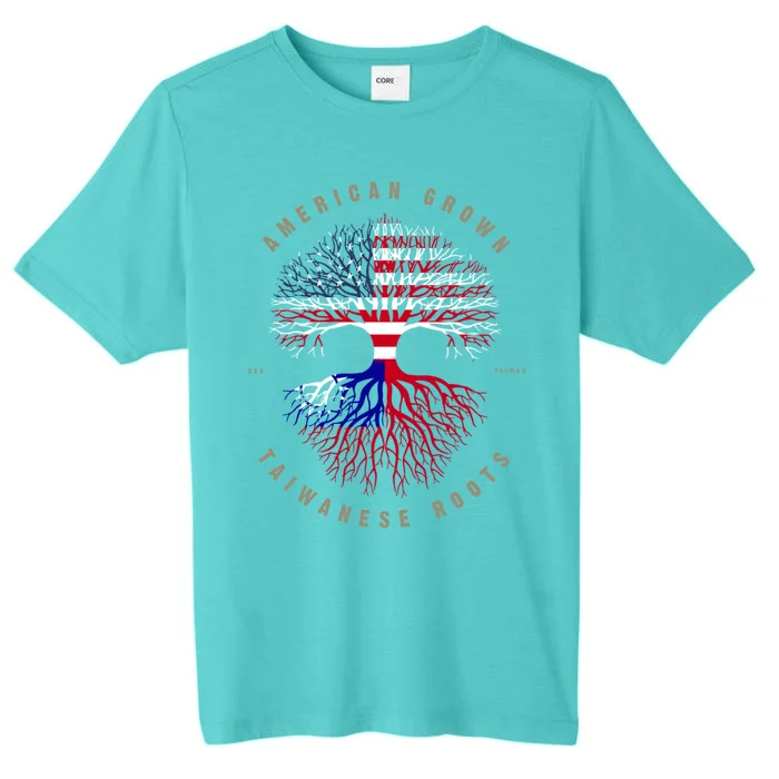 American Grown Taiwanese Roots Taiwan Flag Cute Gift ChromaSoft Performance T-Shirt