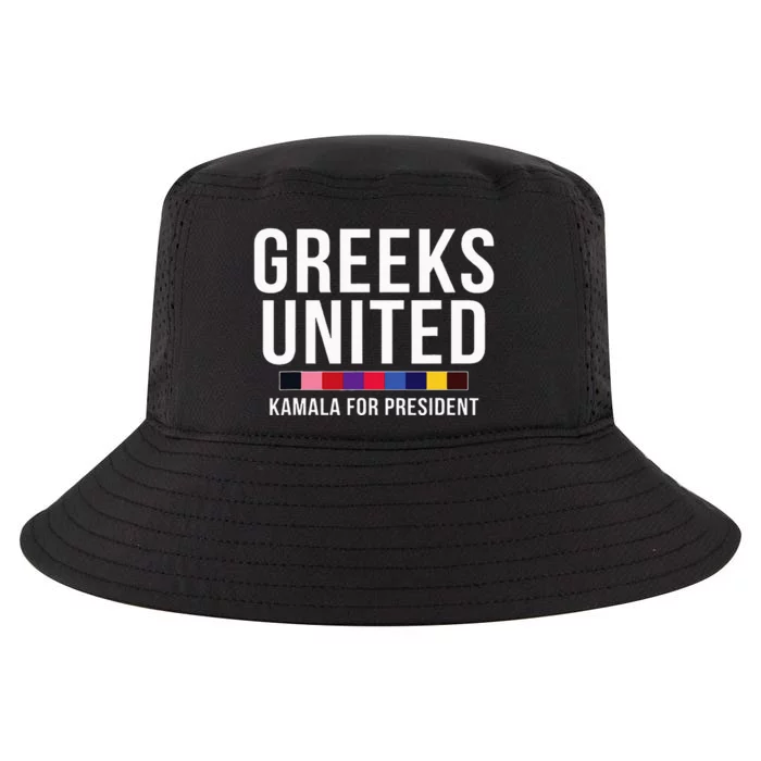 A Greeks United President Election Vote For Kamala Harris Cool Comfort Performance Bucket Hat