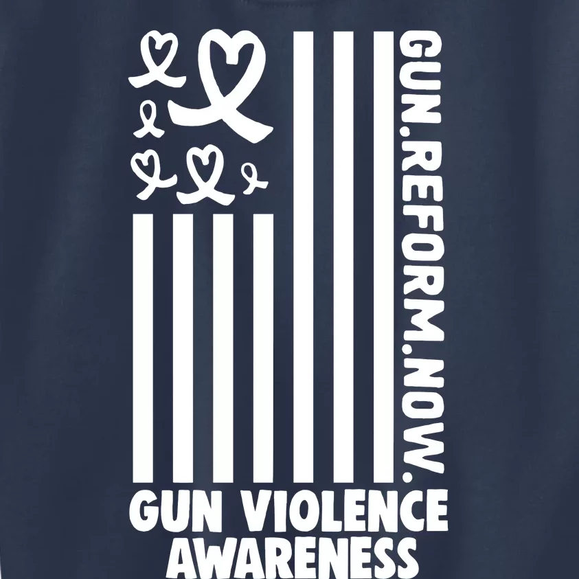 Anti Gun Violence End Gun Violence Wear Orange Kids Sweatshirt