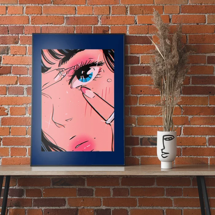 Anime Girl Vaporwave Egirl Aesthetic Japanese Otaku Poster