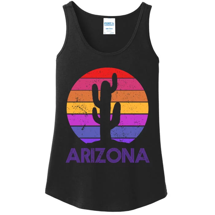 Arizona Gift Vintage Retro Cactus Souvenir Gift Ladies Essential Tank