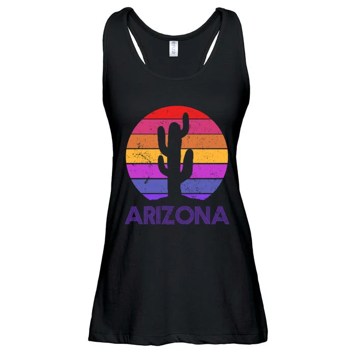 Arizona Gift Vintage Retro Cactus Souvenir Gift Ladies Essential Flowy Tank