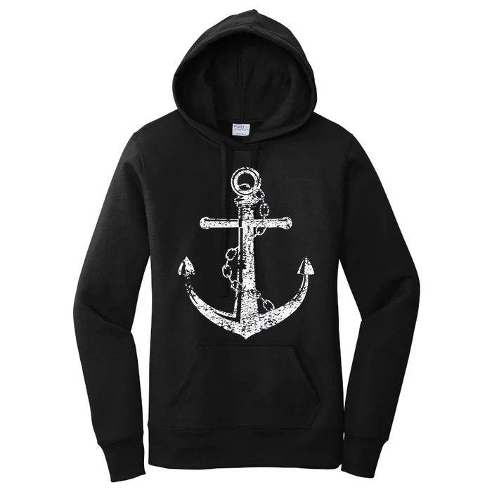 Anchor Gifts Vacation Wear Coastal Beach Sea Marine Sailor Women's Pullover Hoodie