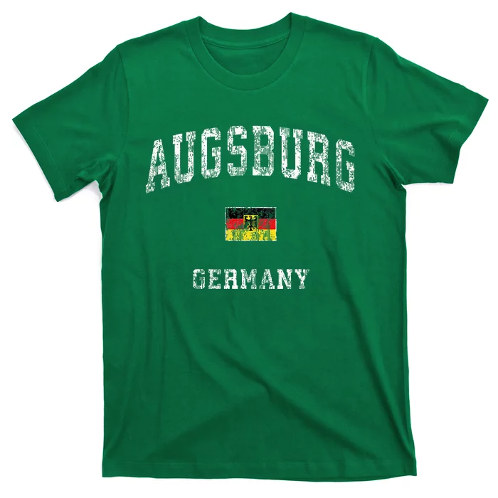 Augsburg Germany Vintage Athletic Sports Design T-Shirt