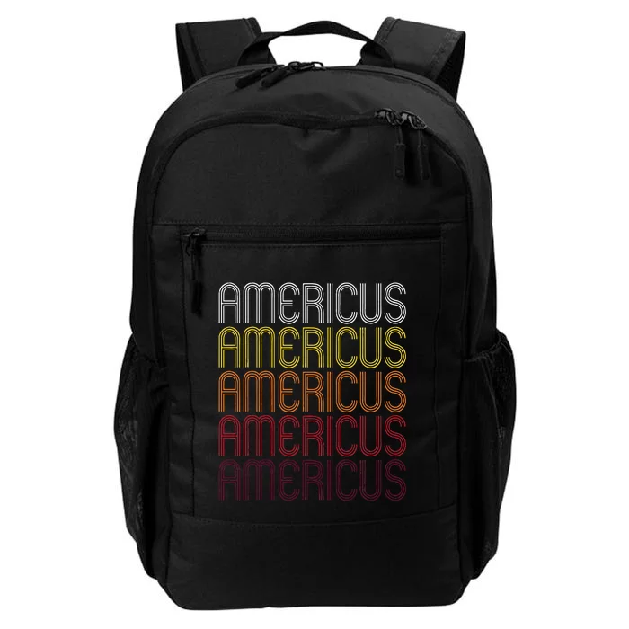 Americus Ga Vintage Style Georgia Daily Commute Backpack