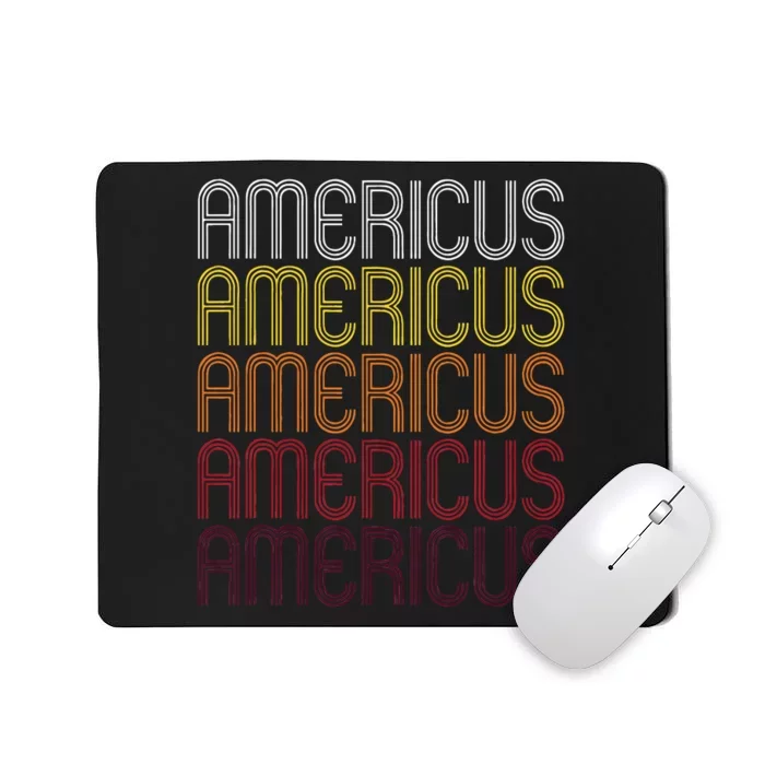 Americus Ga Vintage Style Georgia Mousepad