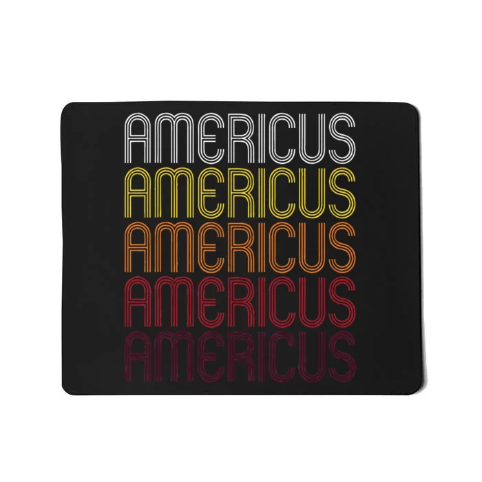 Americus Ga Vintage Style Georgia Mousepad