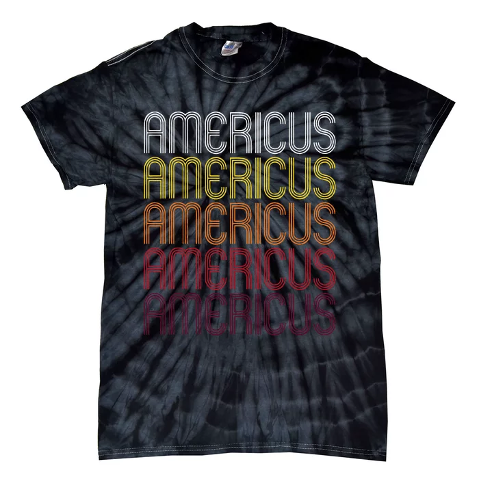 Americus Ga Vintage Style Georgia Tie-Dye T-Shirt