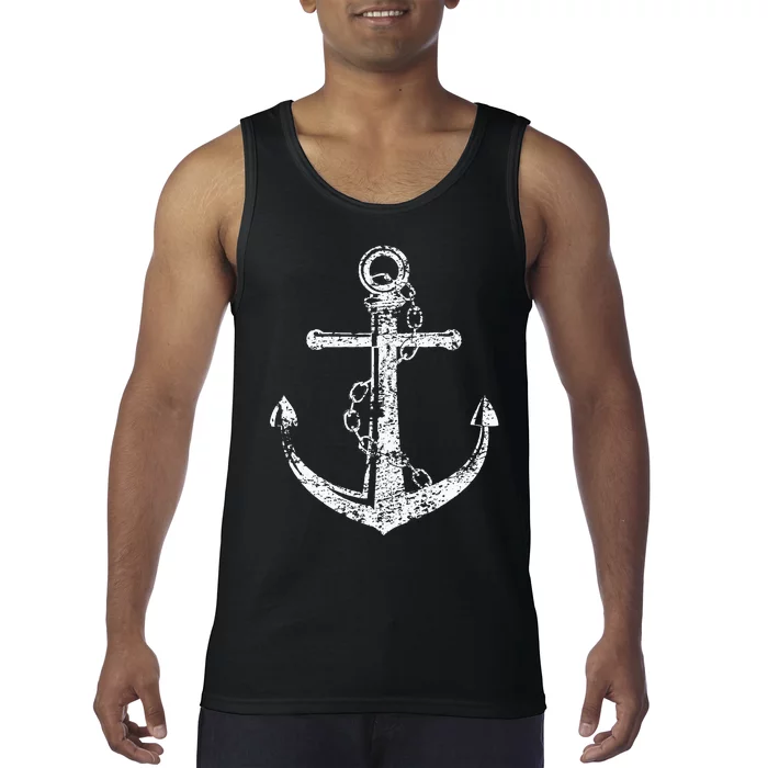 Anchor Gifts Vacation Wear Coastal Beach Sea Marine Sailor Tank Top