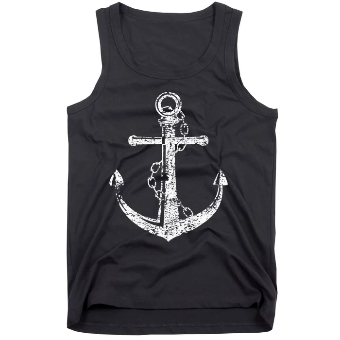 Anchor Gifts Vacation Wear Coastal Beach Sea Marine Sailor Tank Top