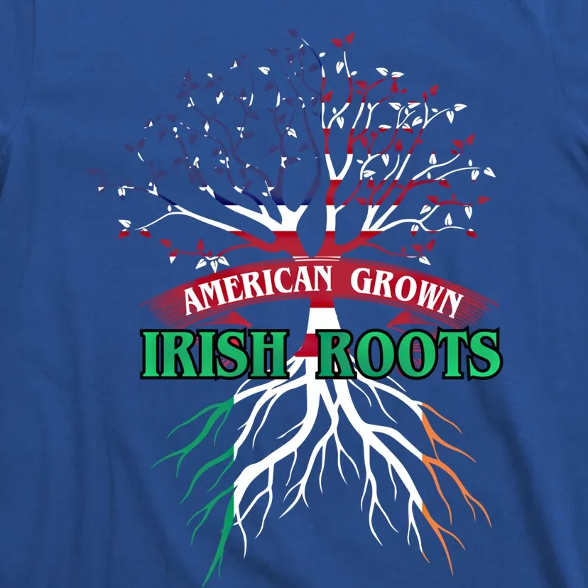 American Grown With Irish Roots Great Gift Ireland Gift T-Shirt