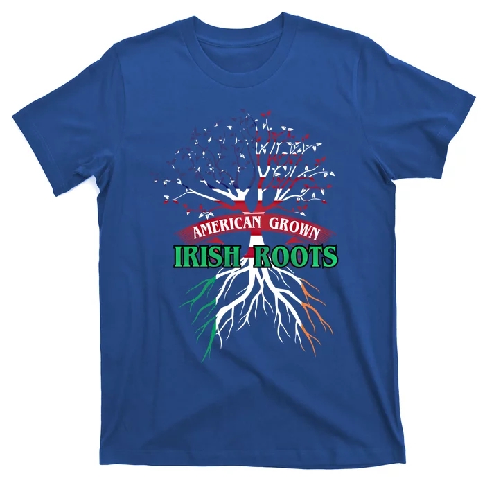 American Grown With Irish Roots Great Gift Ireland Gift T-Shirt