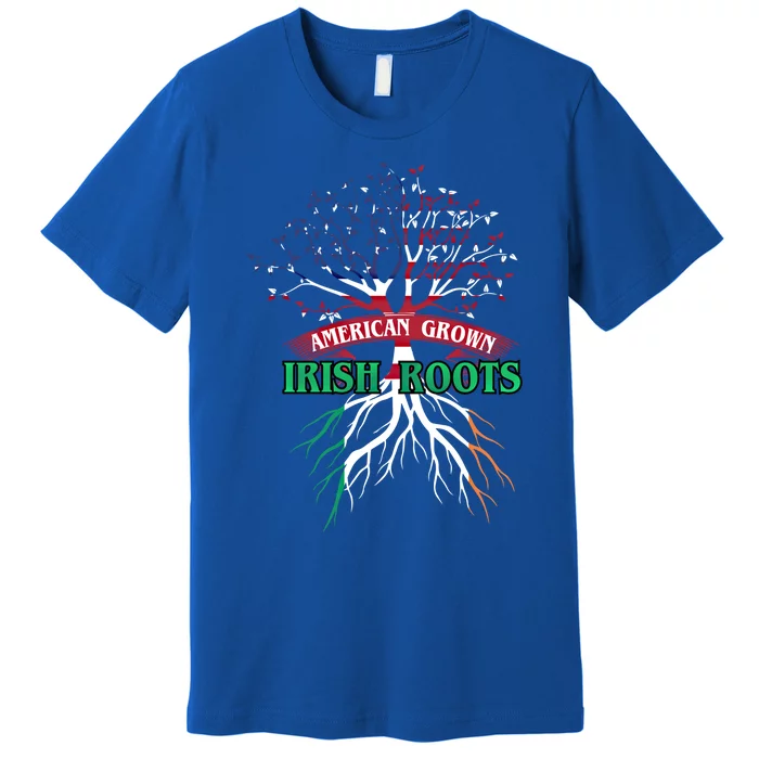 American Grown With Irish Roots Great Gift Ireland Gift Premium T-Shirt