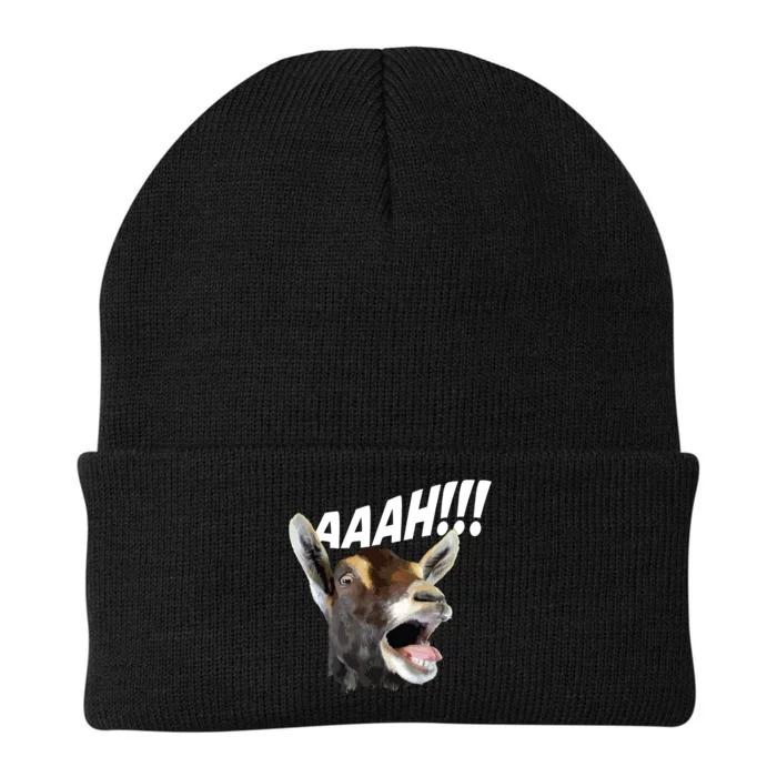 Aaah Goat Whisperer Rancher Farm Animal Farmer Halloween Knit Cap Winter Beanie