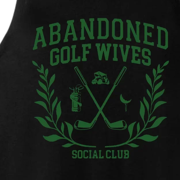 Abandoned Golf Wives Social Club Retro Golf Gift For Women Ladies Tri-Blend Wicking Tank