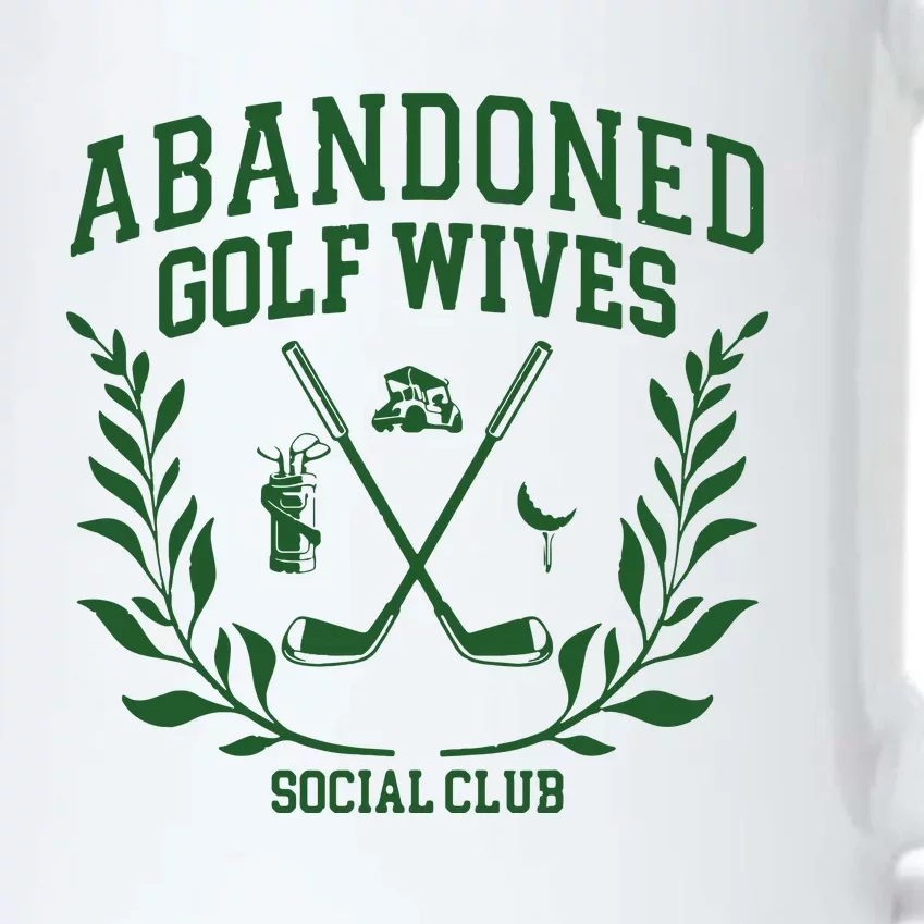 Abandoned Golf Wives Social Club Retro Golf Gift For Women Black Color Changing Mug