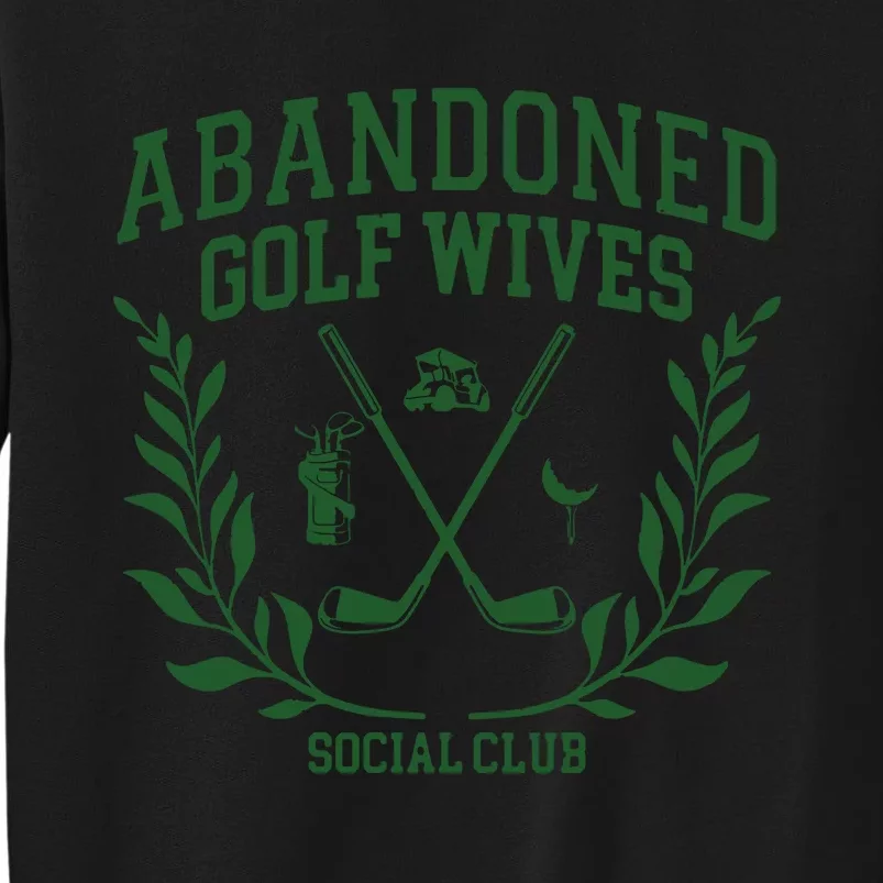 Abandoned Golf Wives Social Club Retro Golf Gift For Women Sweatshirt