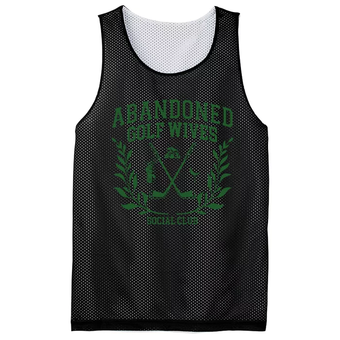 Abandoned Golf Wives Social Club Retro Golf Gift For Women Mesh Reversible Basketball Jersey Tank