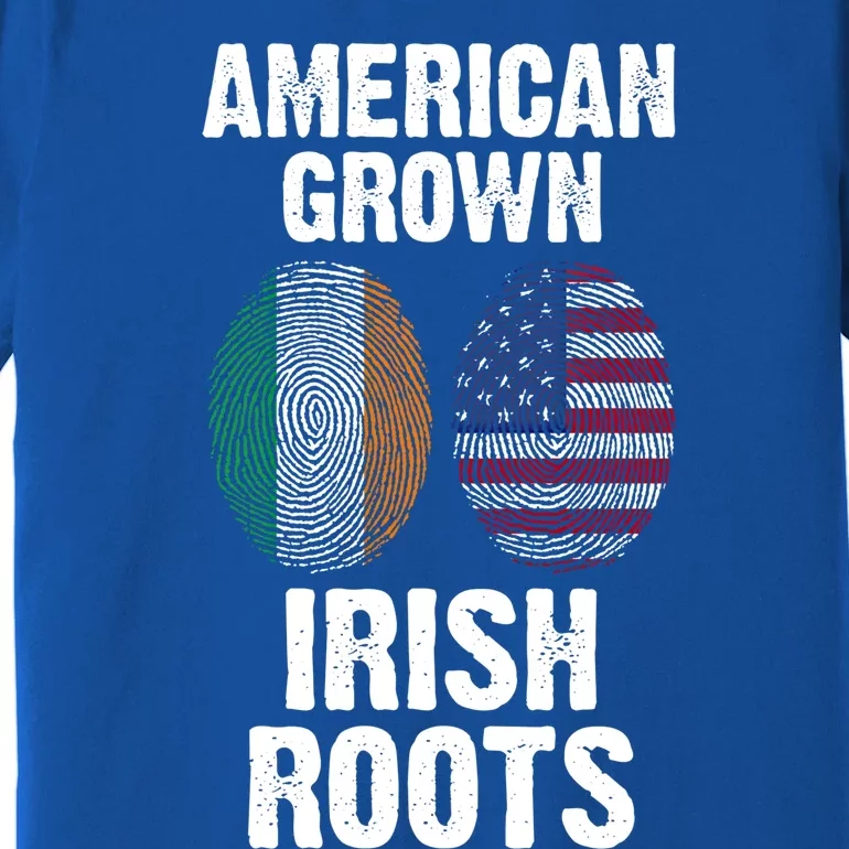 American Grown With Irish Roots Ireland Gift Premium T-Shirt