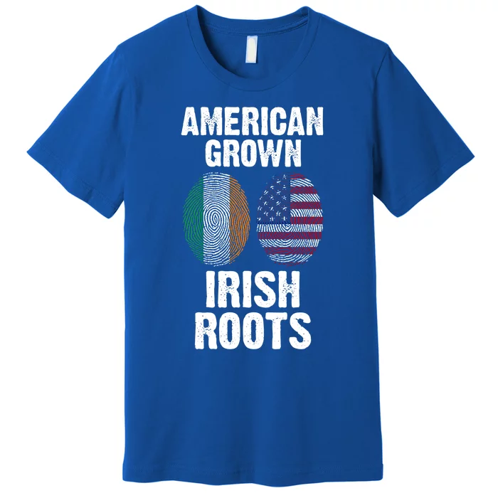 American Grown With Irish Roots Ireland Gift Premium T-Shirt