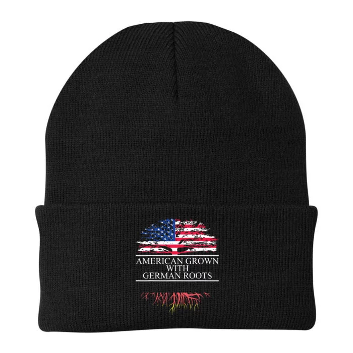 American Grown With German Roots Knit Cap Winter Beanie