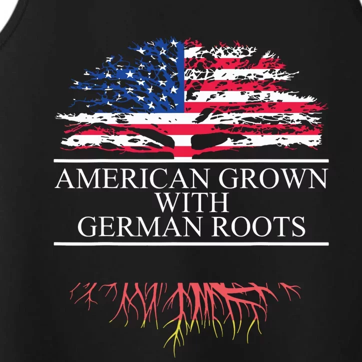 American Grown With German Roots Performance Tank