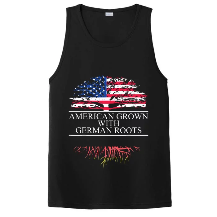 American Grown With German Roots Performance Tank