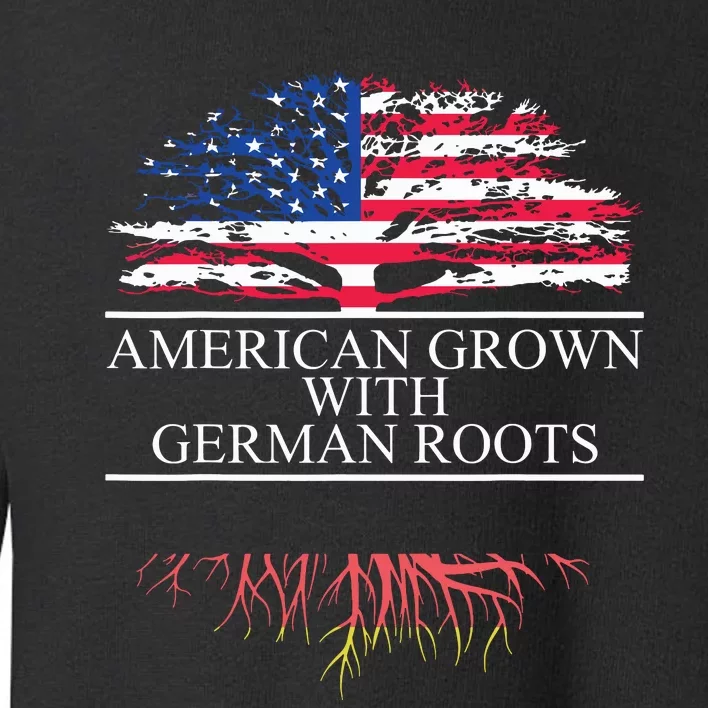 American Grown With German Roots Toddler Sweatshirt