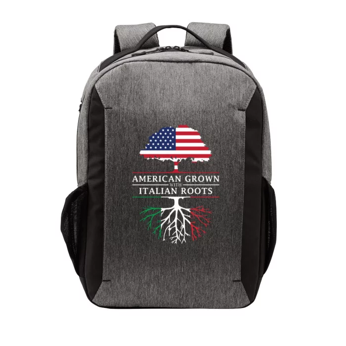 American Grown With Italian Roots Italy Vector Backpack