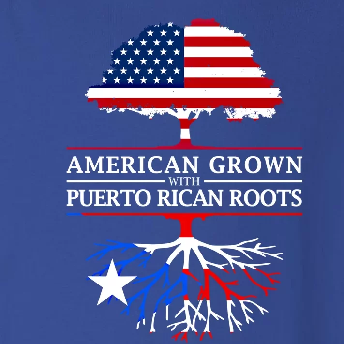 American Grown With Puerto Rican Roots Gift Puerto Rico Gift Toddler Long Sleeve Shirt