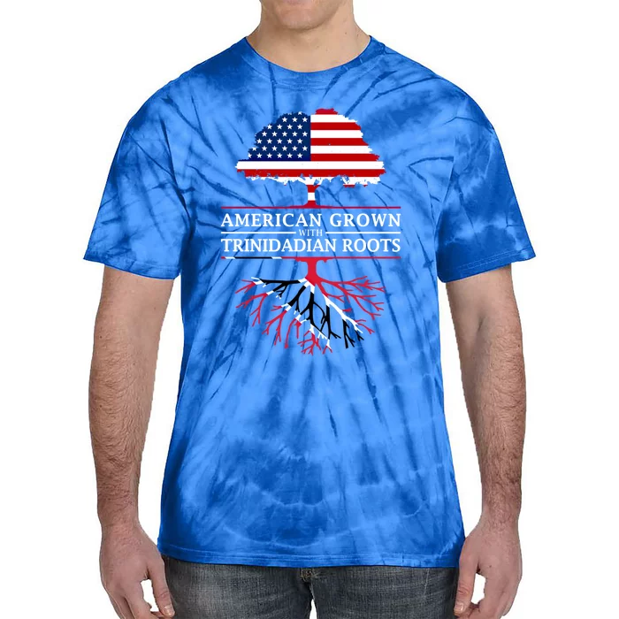 American Grown With Trinidadian Roots Gift Trinidad And Tobago Cute Gift Tie-Dye T-Shirt