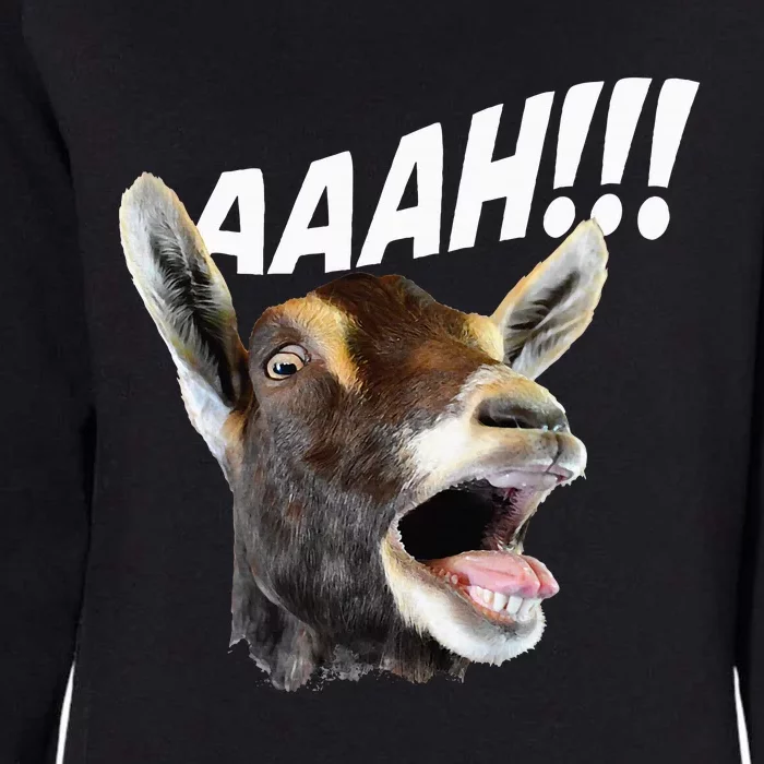 Aaah Goat Whisperer Rancher Farm Animal Farmer Halloween Womens California Wash Sweatshirt