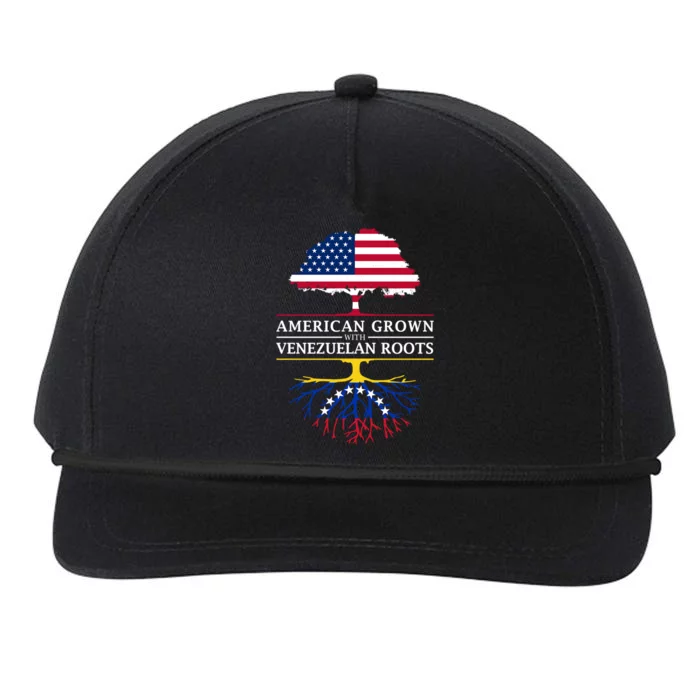 American Grown With Venezuelan Roots Snapback Five-Panel Rope Hat