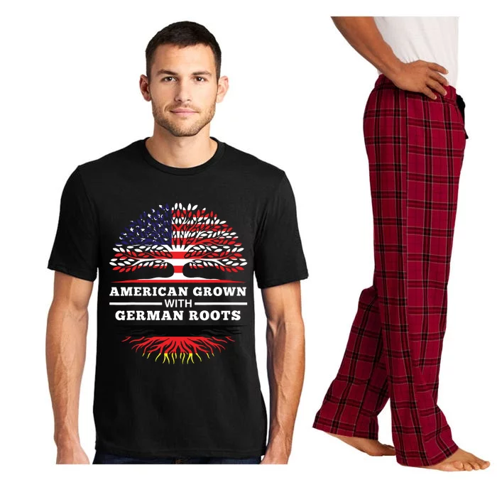 American Grown With German Roots Family Heritage Germany Pajama Set