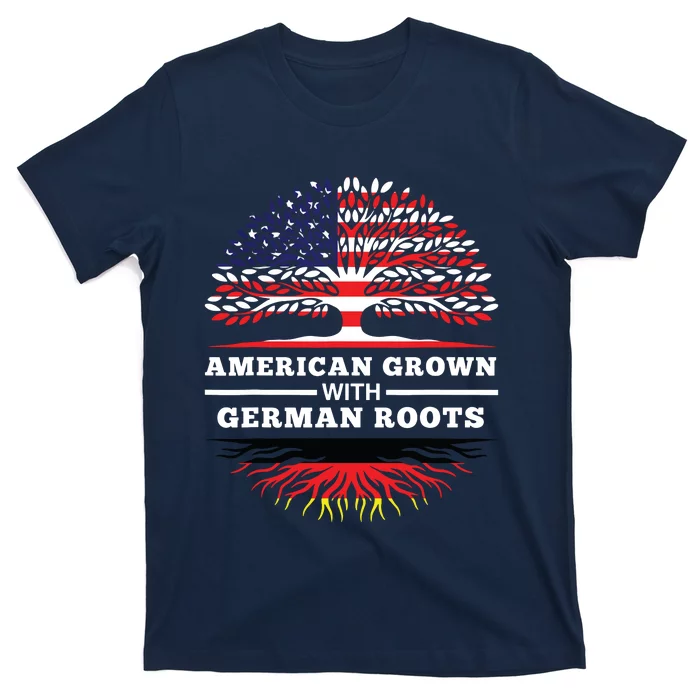 American Grown With German Roots Family Heritage Germany T-Shirt