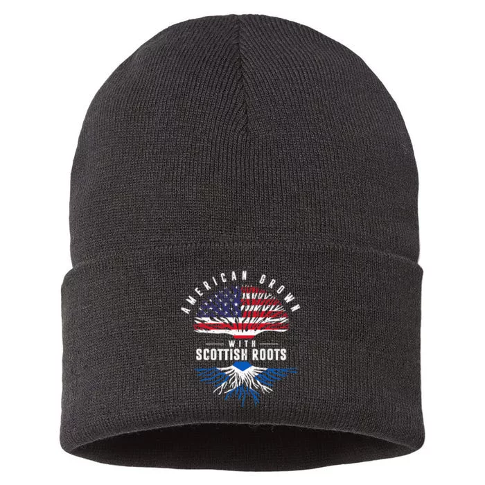 American Grown With Scottish Roots Scotland Sustainable Knit Beanie