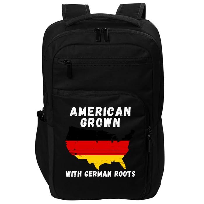 American Grown With German Roots, Germany Pride Germany USA Impact Tech Backpack