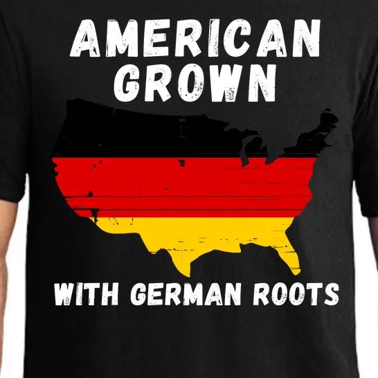 American Grown With German Roots, Germany Pride Germany USA Pajama Set