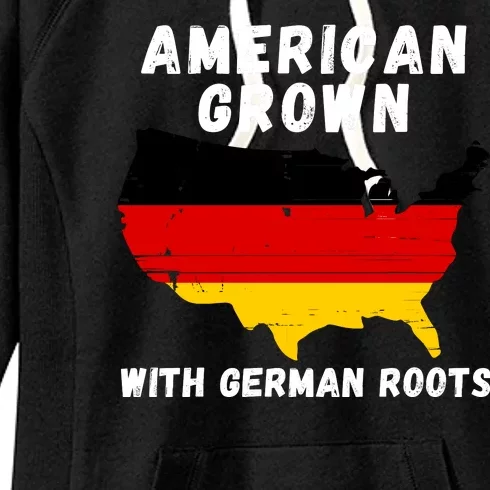 American Grown With German Roots, Germany Pride Germany USA Women's Fleece Hoodie