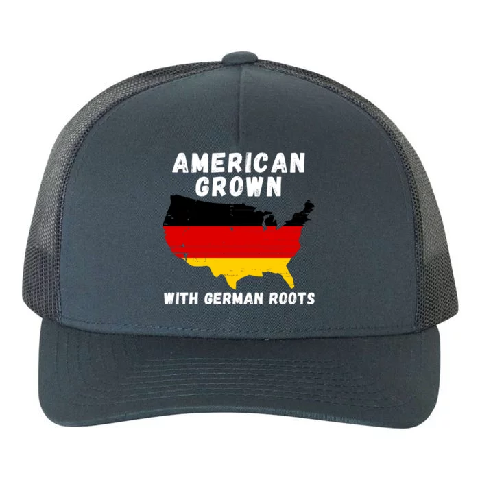 American Grown With German Roots, Germany Pride Germany USA Yupoong Adult 5-Panel Trucker Hat